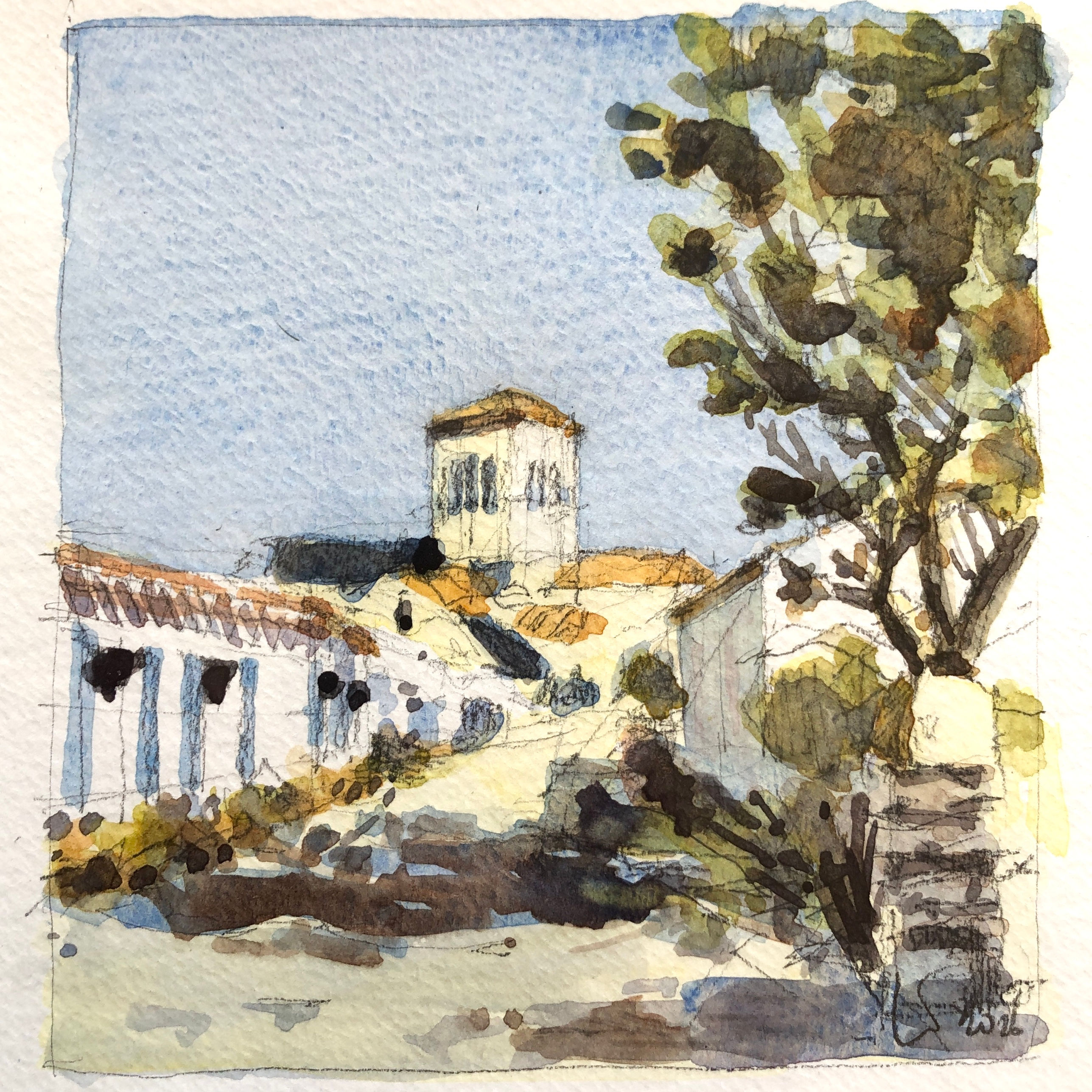 Eglise de Saint-Sauveur, à midi