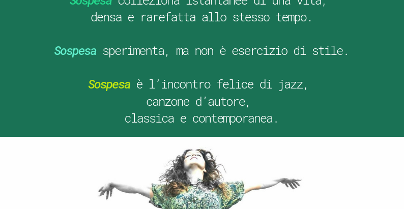 Sospesa da sempre