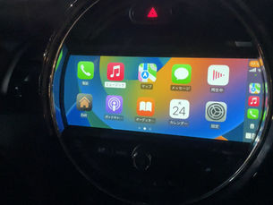 MINIにApple Carplay インターフェースを取り付け (後付け)