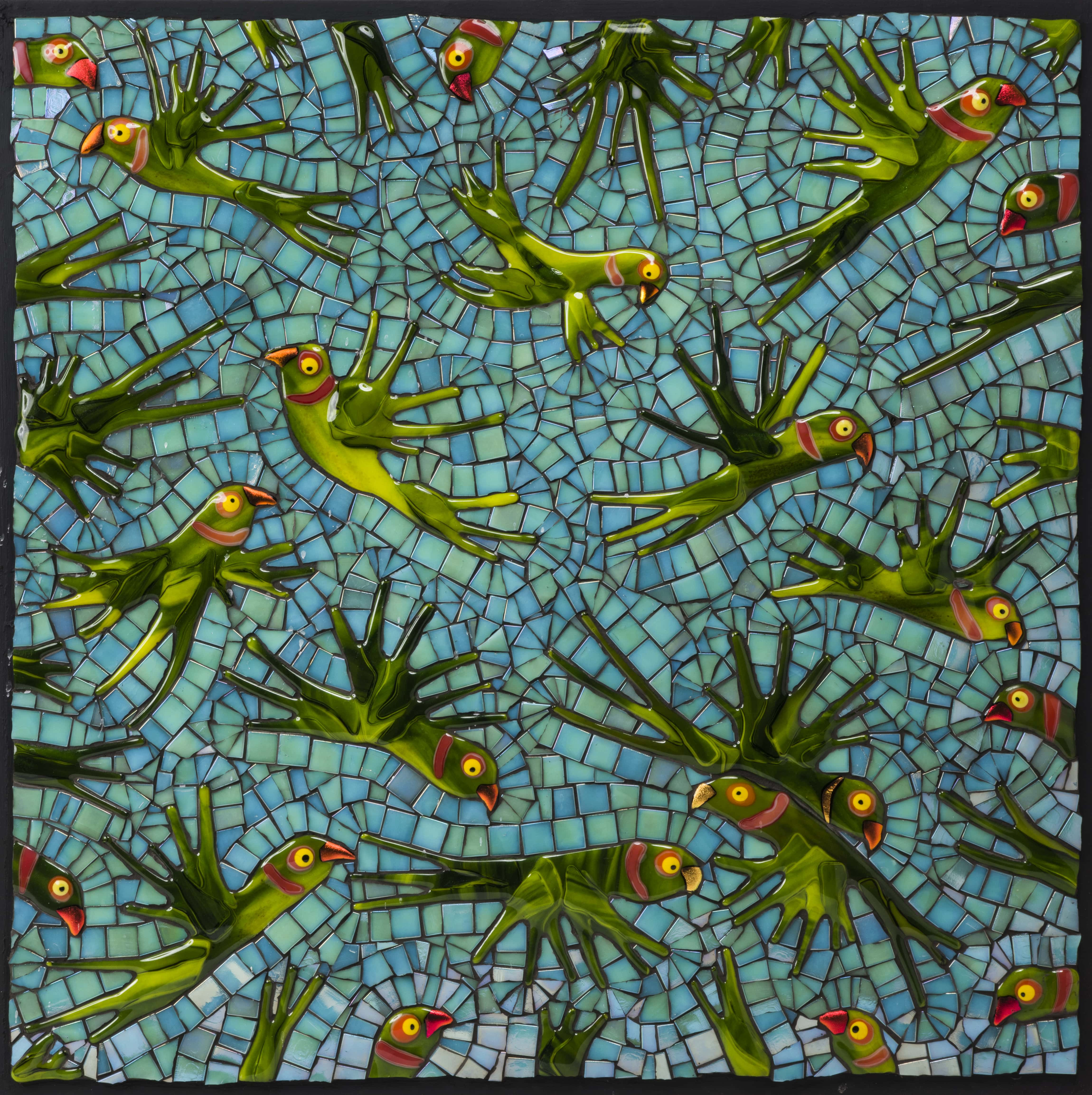 Print: Pandemonium of Parakeets