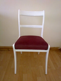 "Red chair"