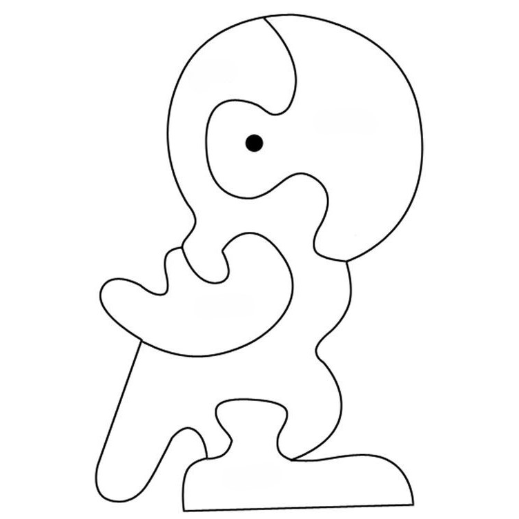 Thumbnail: Wooden Puzzles (4-6 pieces)