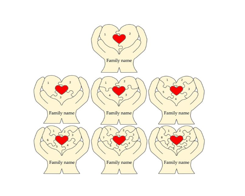 Thumbnail: Customized Family Puzzles