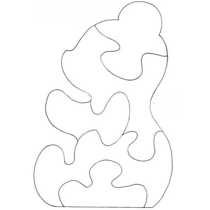 Thumbnail: Wooden Puzzles (4-6 pieces)