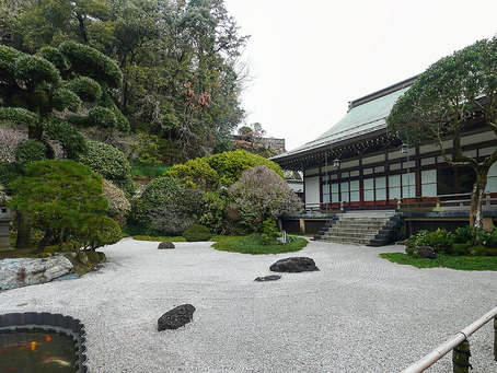 Translating literally to "Dry Mountain and Water Landscape" (枯山水), Karesansui—widely known as a Zen Garden or Japanese Rock Garden—is a highly stylized, abstract form of traditional Japanese landscape architecture.