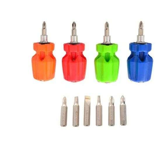 6-in-1 Multi-Bit Screwdriver Set