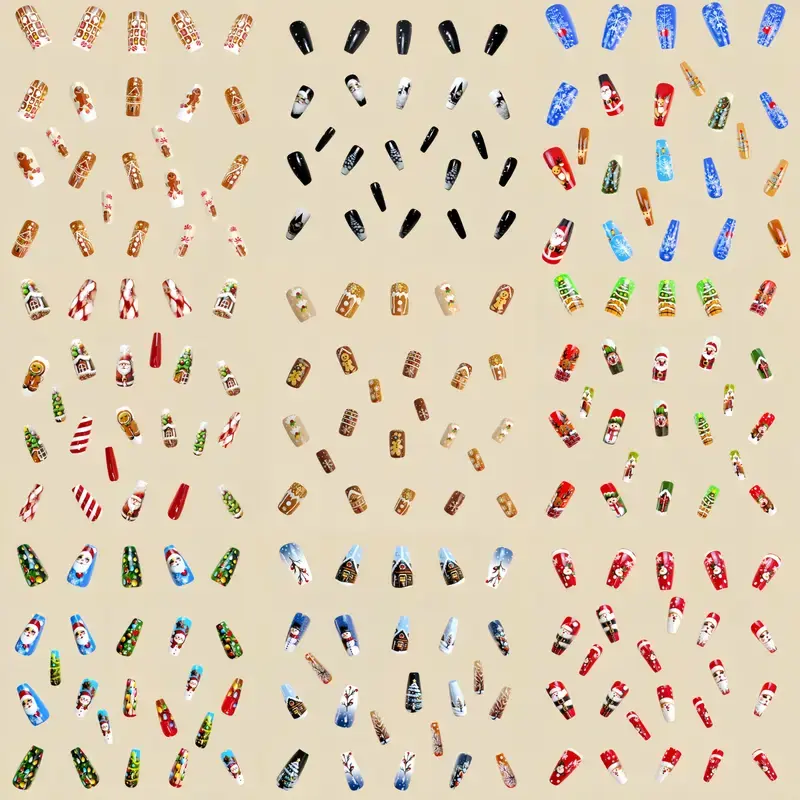 Thumbnail: Christmas Nail Art Set - 216pc