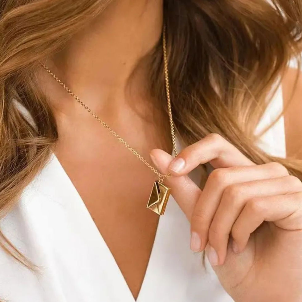 Thumbnail: Envelope 'Love You' Necklace