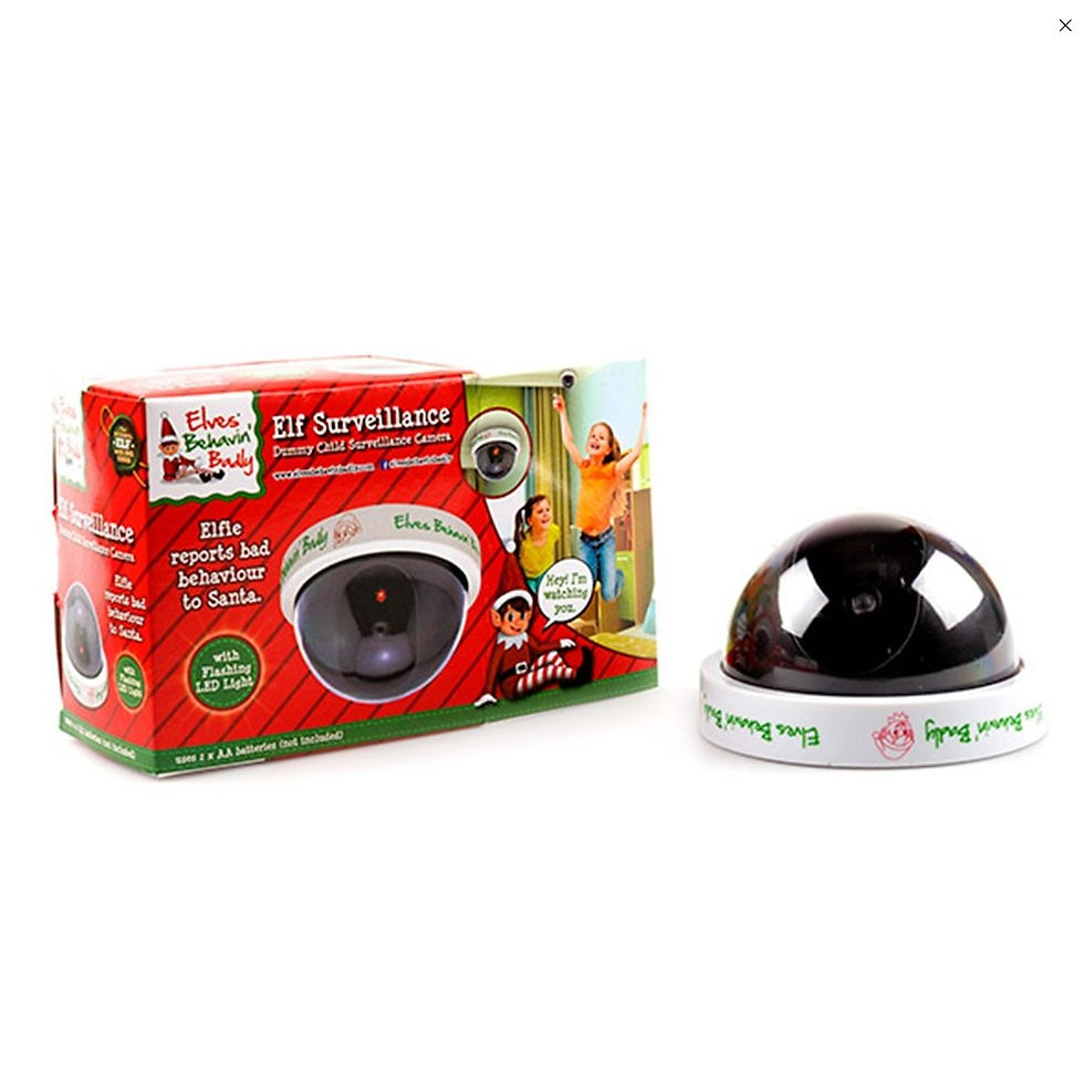 Elf Surveillance Faux Camera – Naughty List Detector