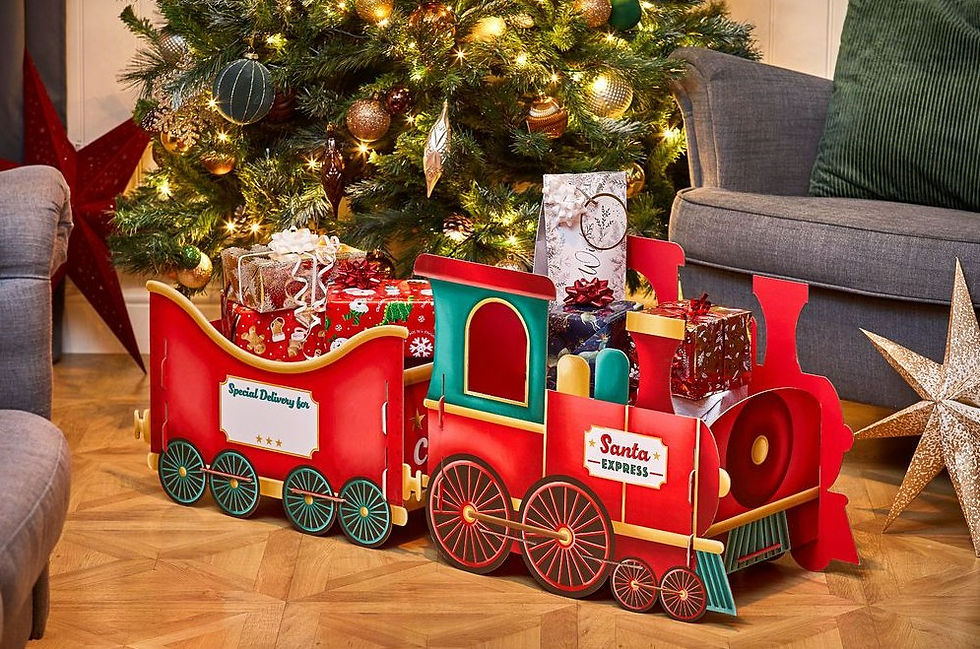 Large Santa Express Christmas Train Gift Box – 110cm
