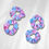 Thumbnail: Tie Dye Hair Scrunchie (4pc)