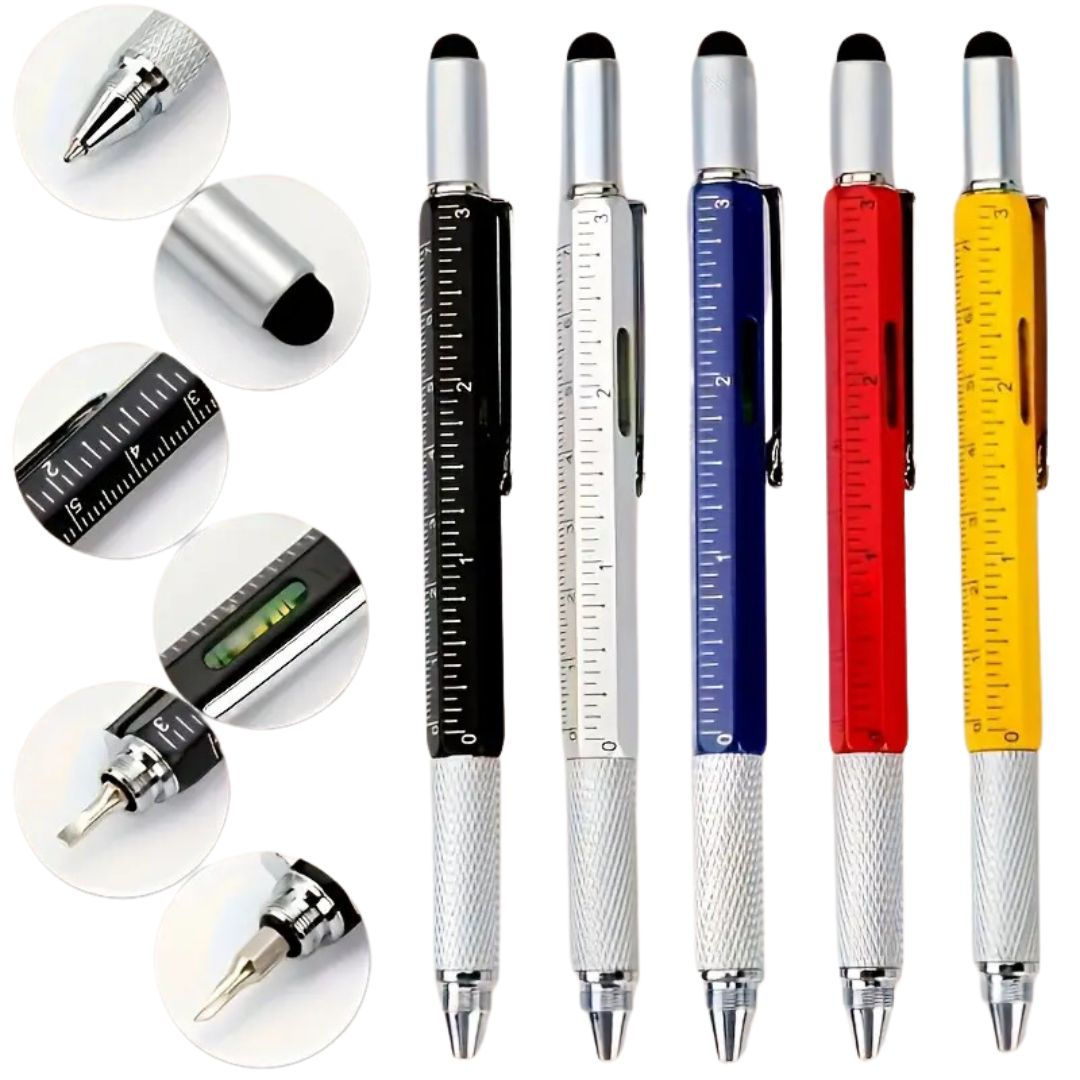 Multifunctional 6-in-1 Pen