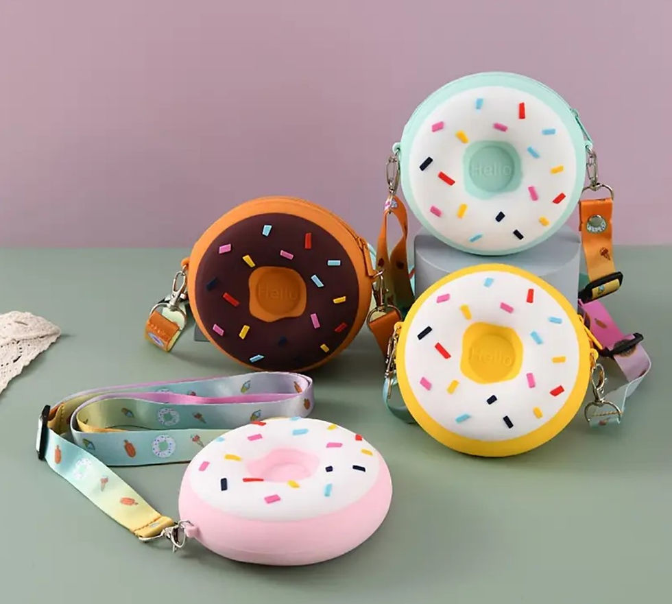 Thumbnail: Donut Crossbody Coin Bag