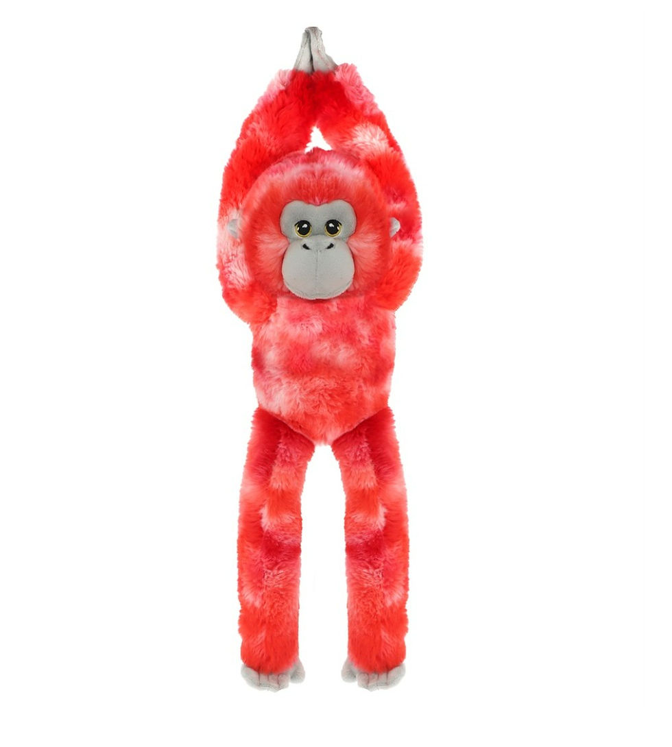 Thumbnail: Keeleco Hanging Monkey Plush – Assorted (38cm)