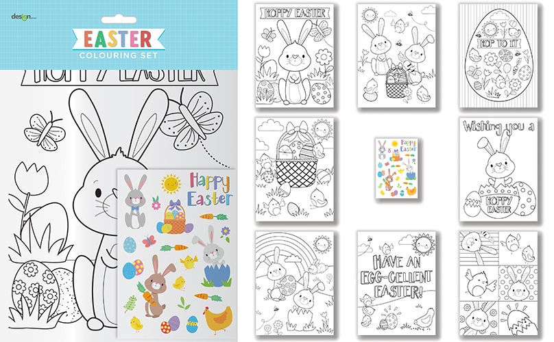 Easter Colouring Set