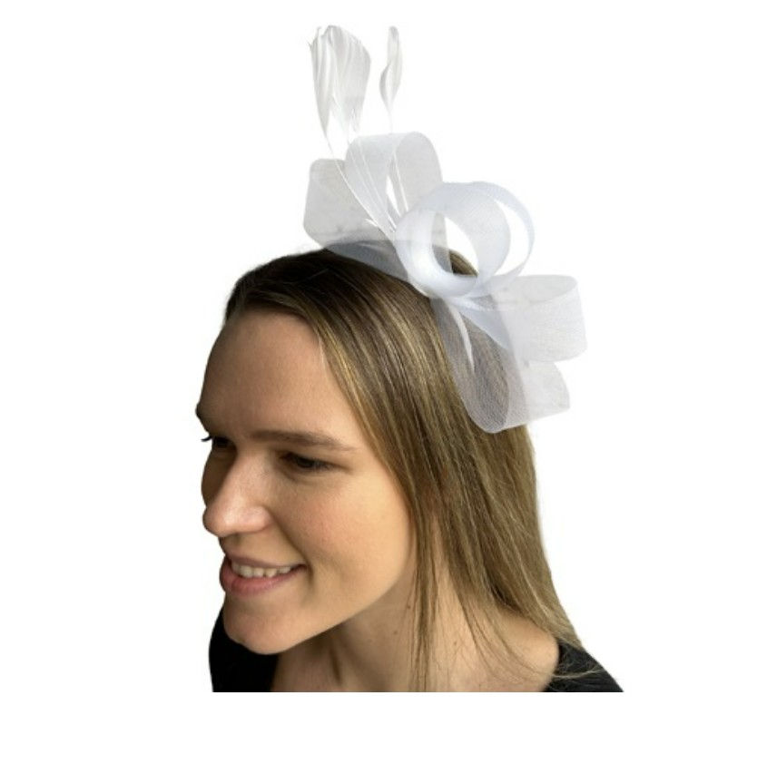 Zoe Black Fascinator Headband