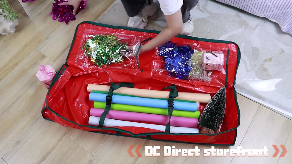 Thumbnail: Christmas Decorations Storage Bag
