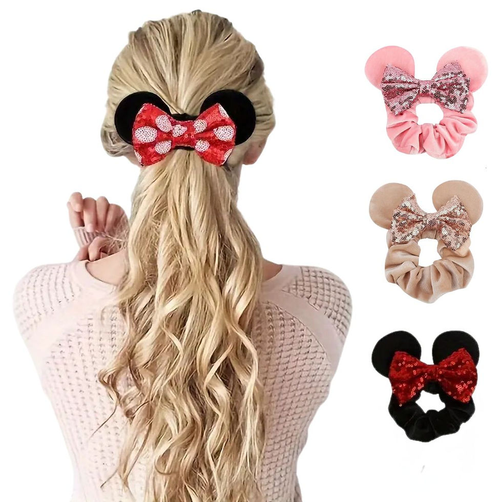 Thumbnail: Mouse Hair Scrunchie - Black