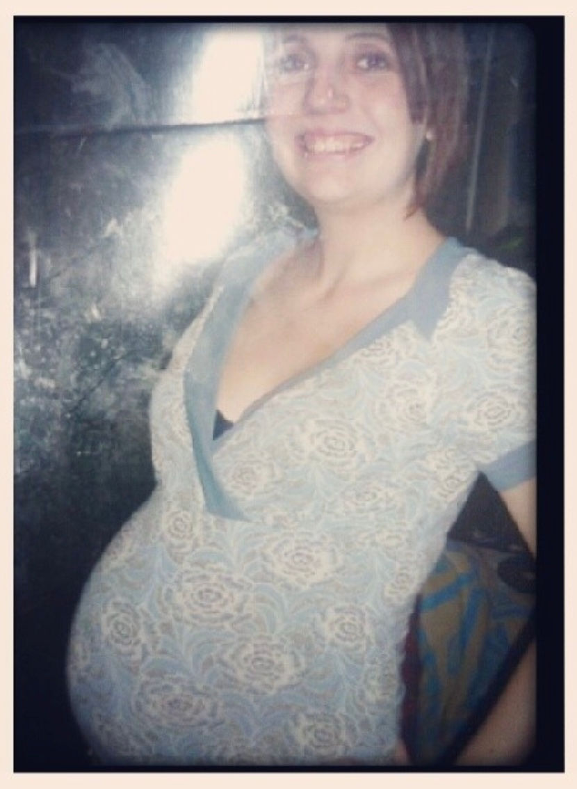 Taken four weeks before his arrival.