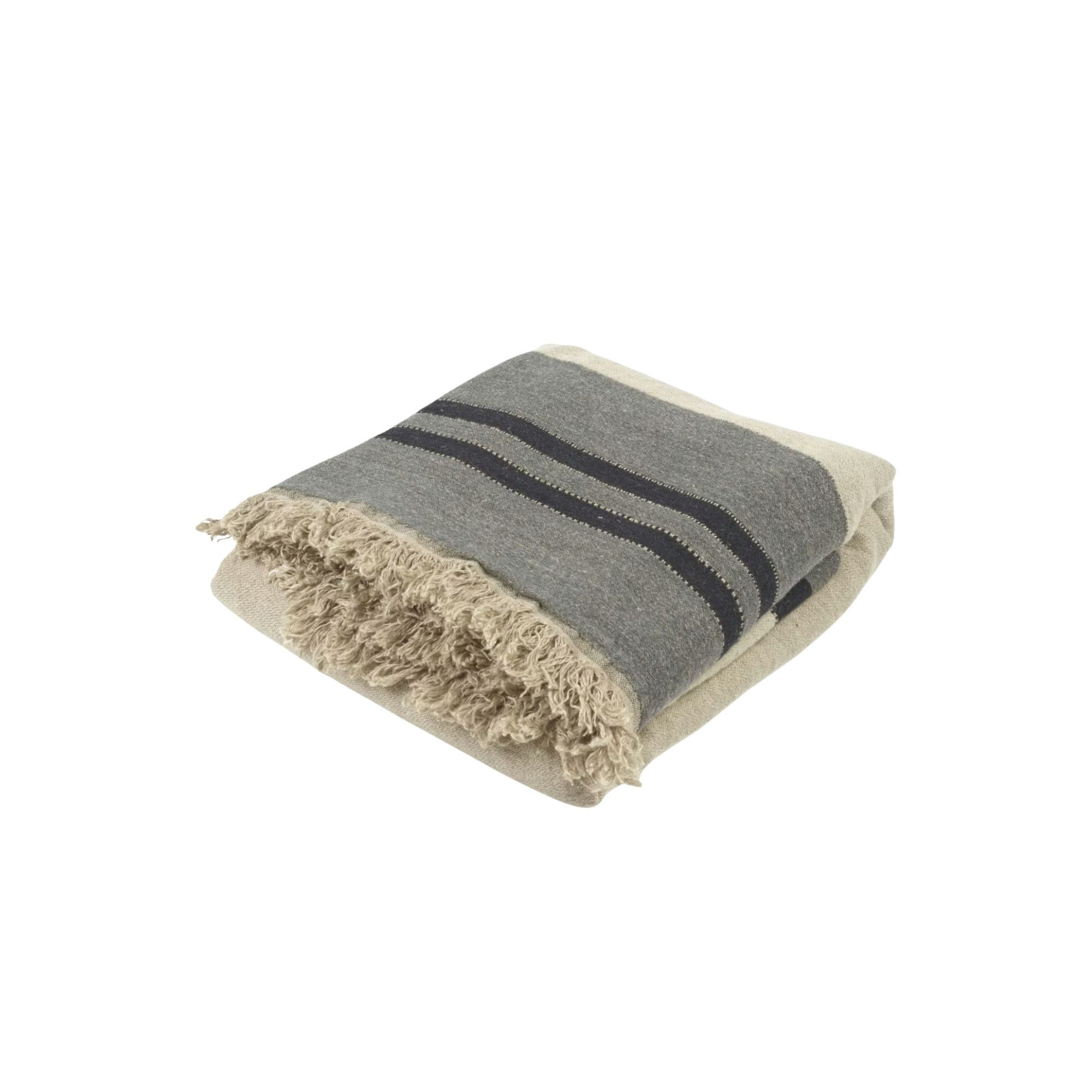 Black House Stripe Coverlet