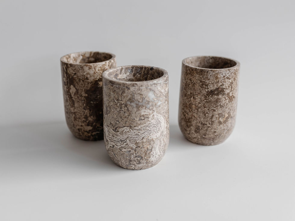 Thumbnail: Umber Marble Pencil Cup