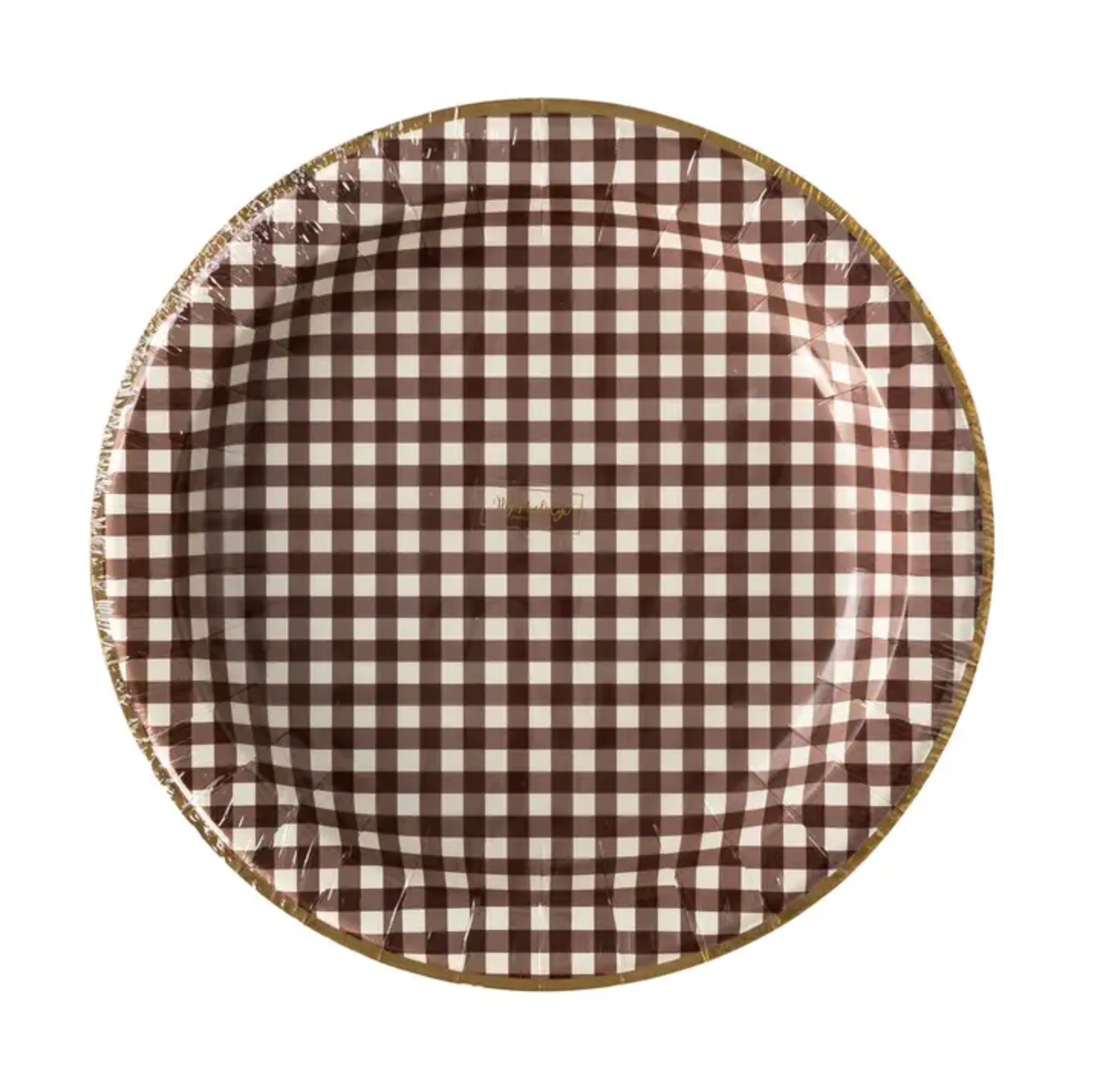 Salem Gingham Paper Plates