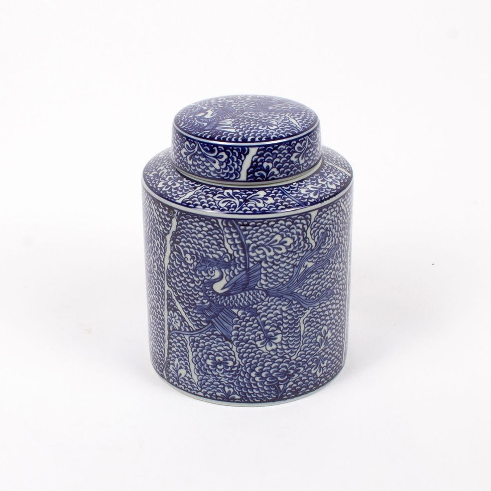 Koi Fish Ginger Jar