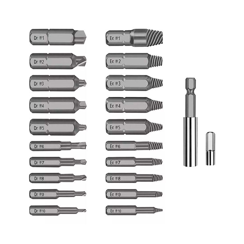 縮圖：22pcs Dañado Tornillo Extractor Remover Herramientas