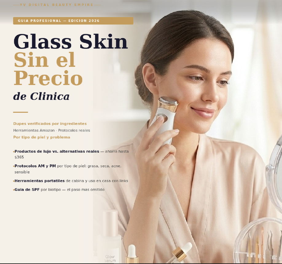 Glass Skin Sin el Precio de Clínica — La Guía Clínica de Protocolos de Skincare
