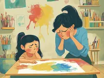 じゆう工作で泣いてしまった女の子の思い出