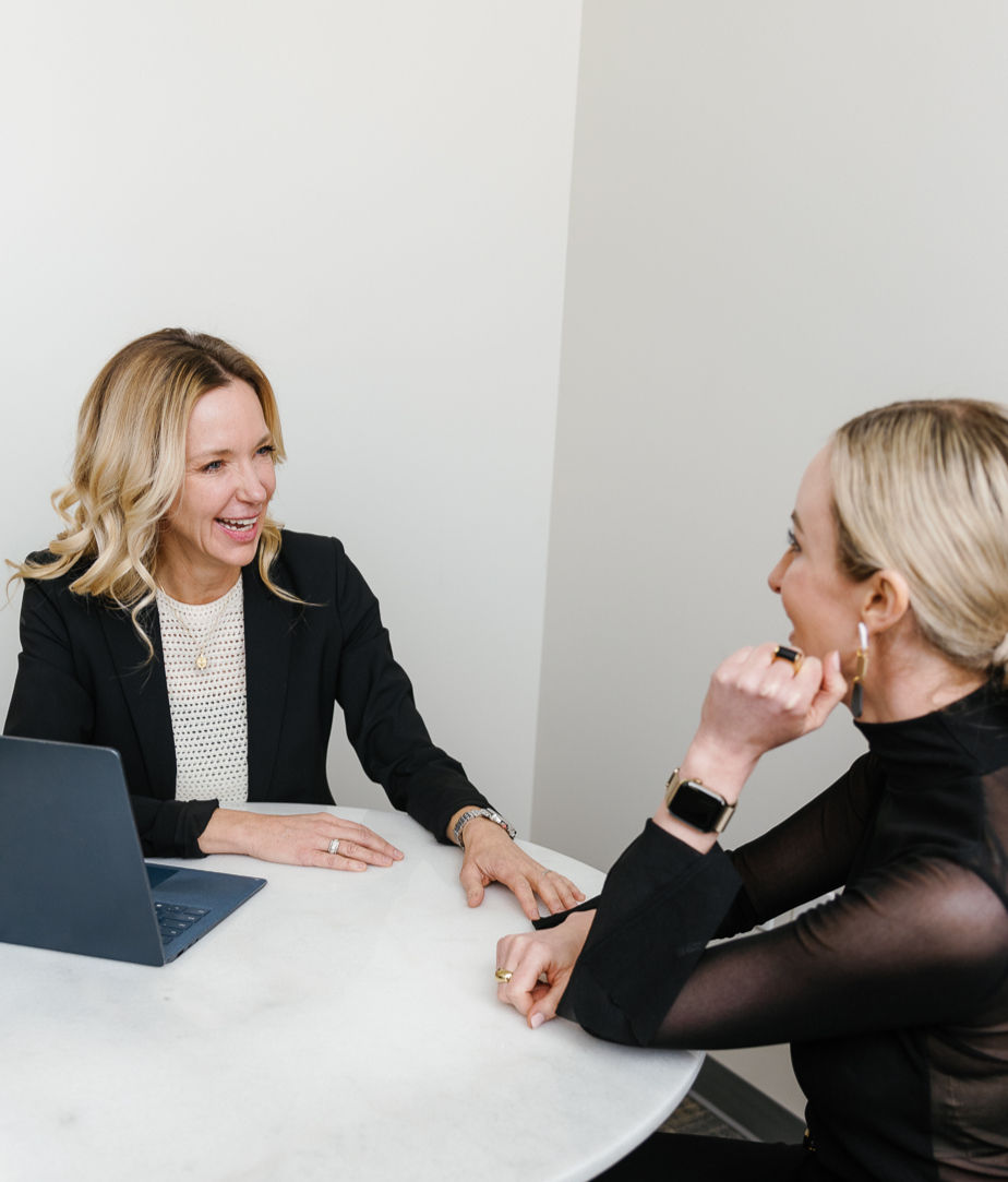 Hormone therapy consultation with provider reviewing patient symptoms and treatment plan