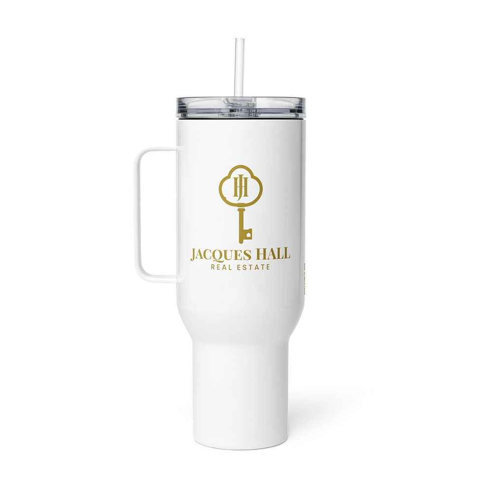 Thumbnail: Jacques Hall Realty Travel mug with a handle