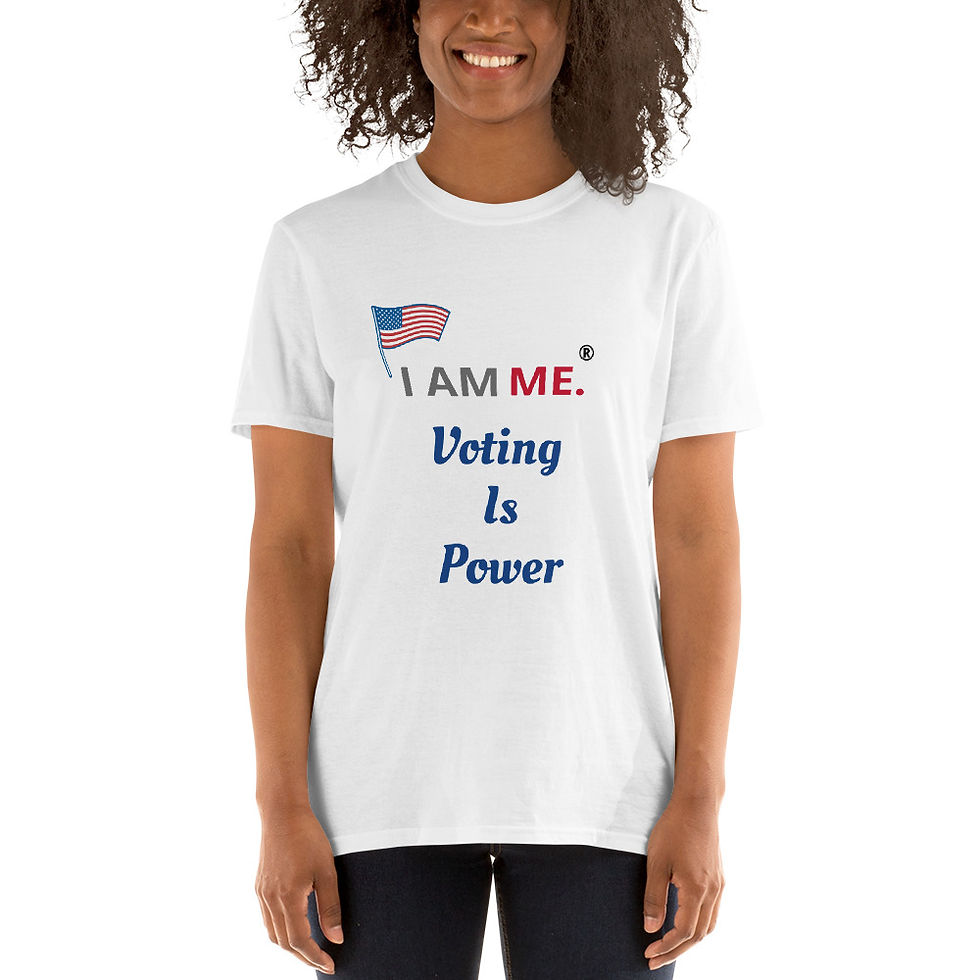 Thumbnail: Voting Is Power Short-Sleeve Unisex T-Shirt