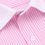 Thumbnail: Mattieu Ethan Pink Striped Business Men Dress Shirt with French Cufflinks