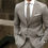 Thumbnail: Mattieu Ethan White Formal Gray Trim Collar & Cuff Dress Shirt