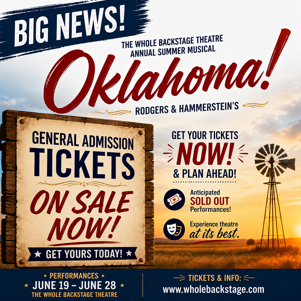 General Admission Tickets On Sale NOW!