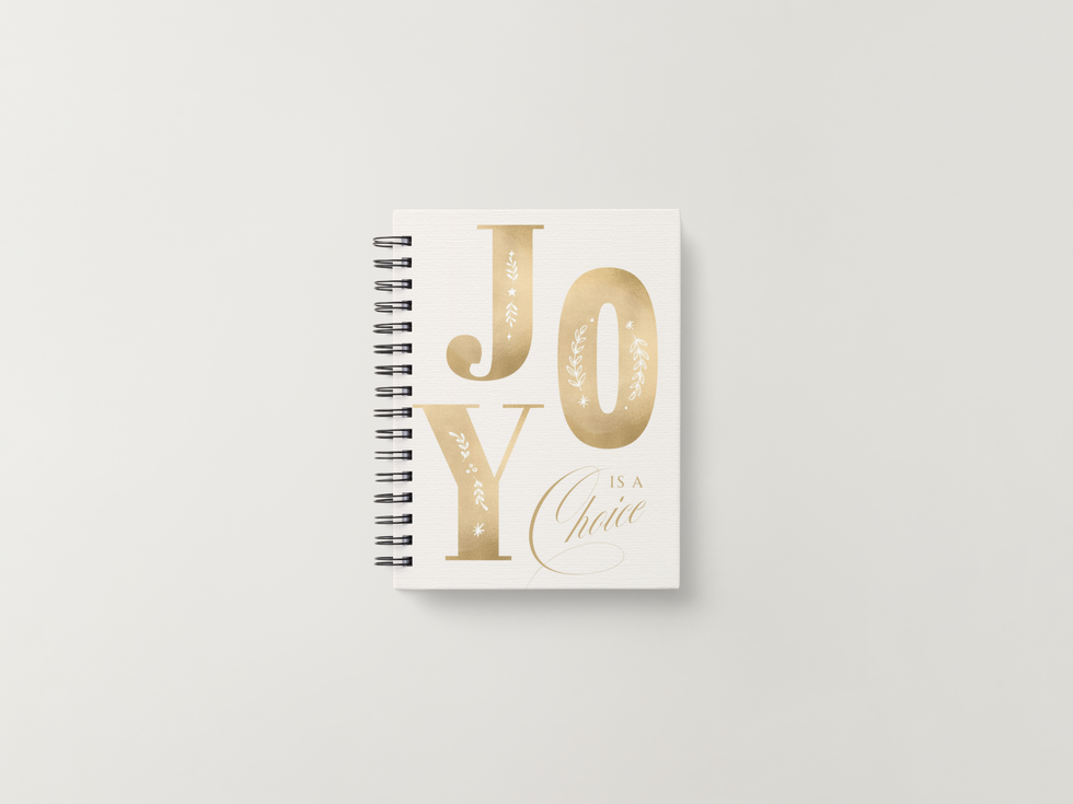 holiday themed notebook