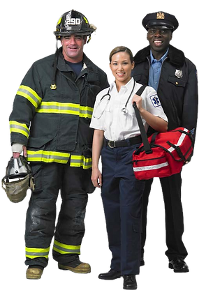 fire man policeman and emt