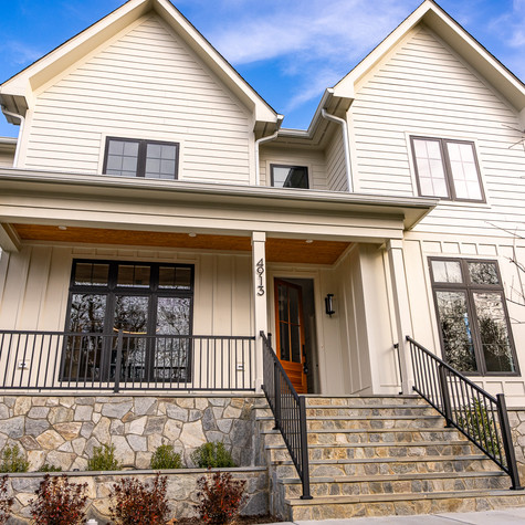 exterior of home that has been staged