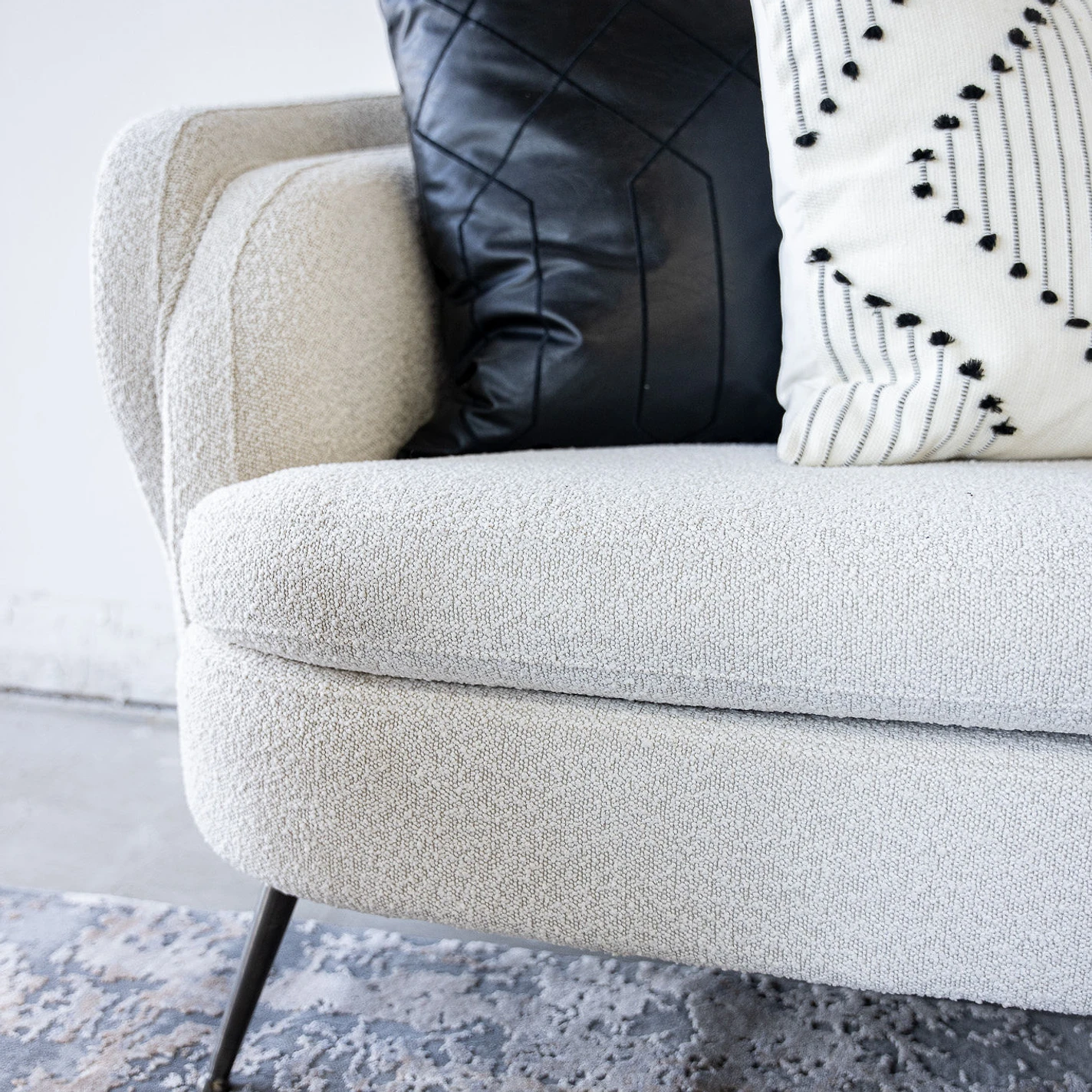 melissa curved sofa