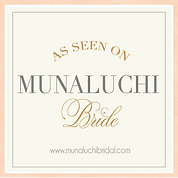 as seen on munaluchi bride