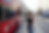 girl standing on london street in a photoshoot