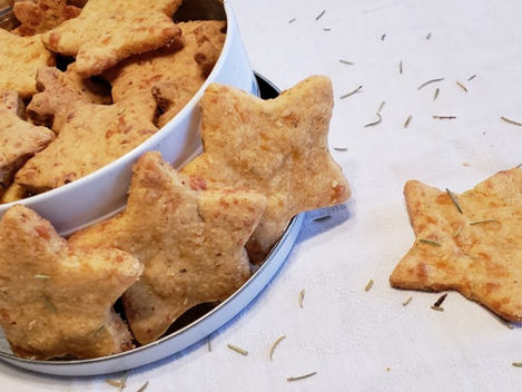 Rosemary Cheddar Cheese Bites