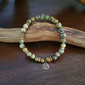 Discover The Serenity Of The Rhyolite Stone Bracelet – A Wearable Connection To Nature
