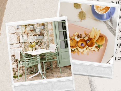 Capturing The Charm With The Cafe Aesthetic Styled Stock Photo Collection