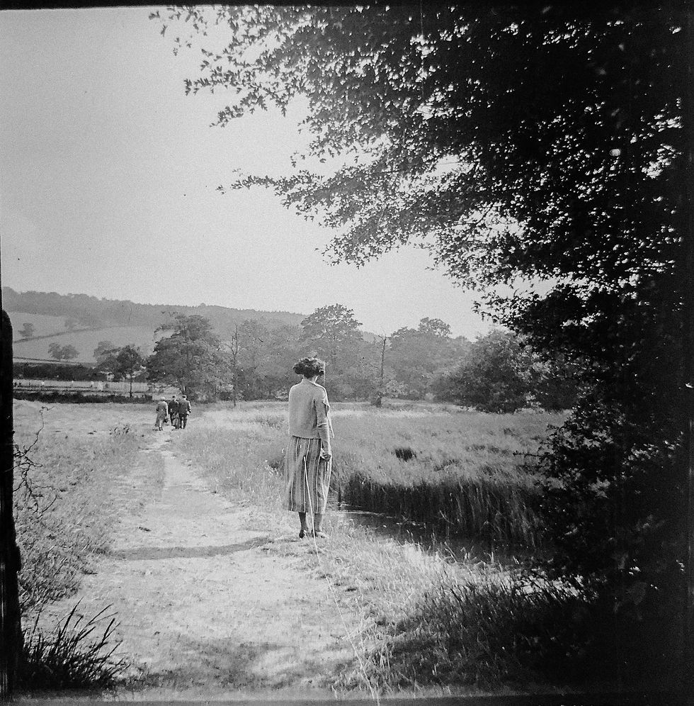 black and white old time photo