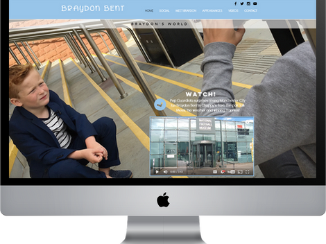 Energetic Long Scrolling Web Design For The Biggest Manchester City Fan Ever!
