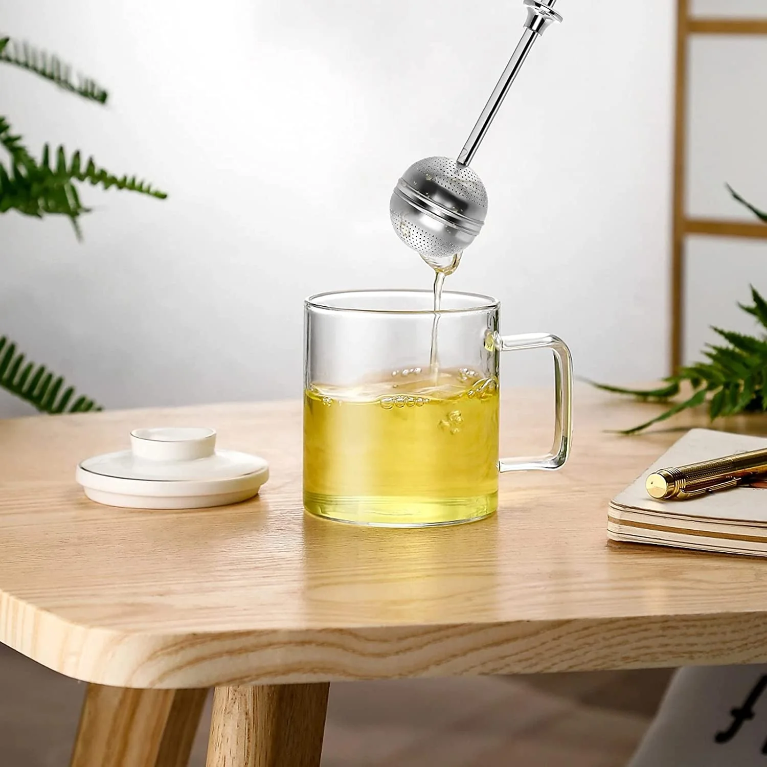 push up tea infuser