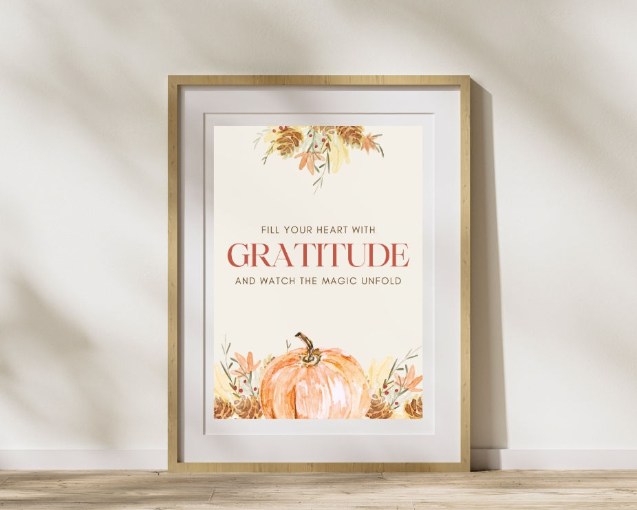 fall themed printable