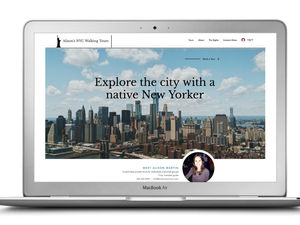 Alison's NYC Walking Tours Website Launch